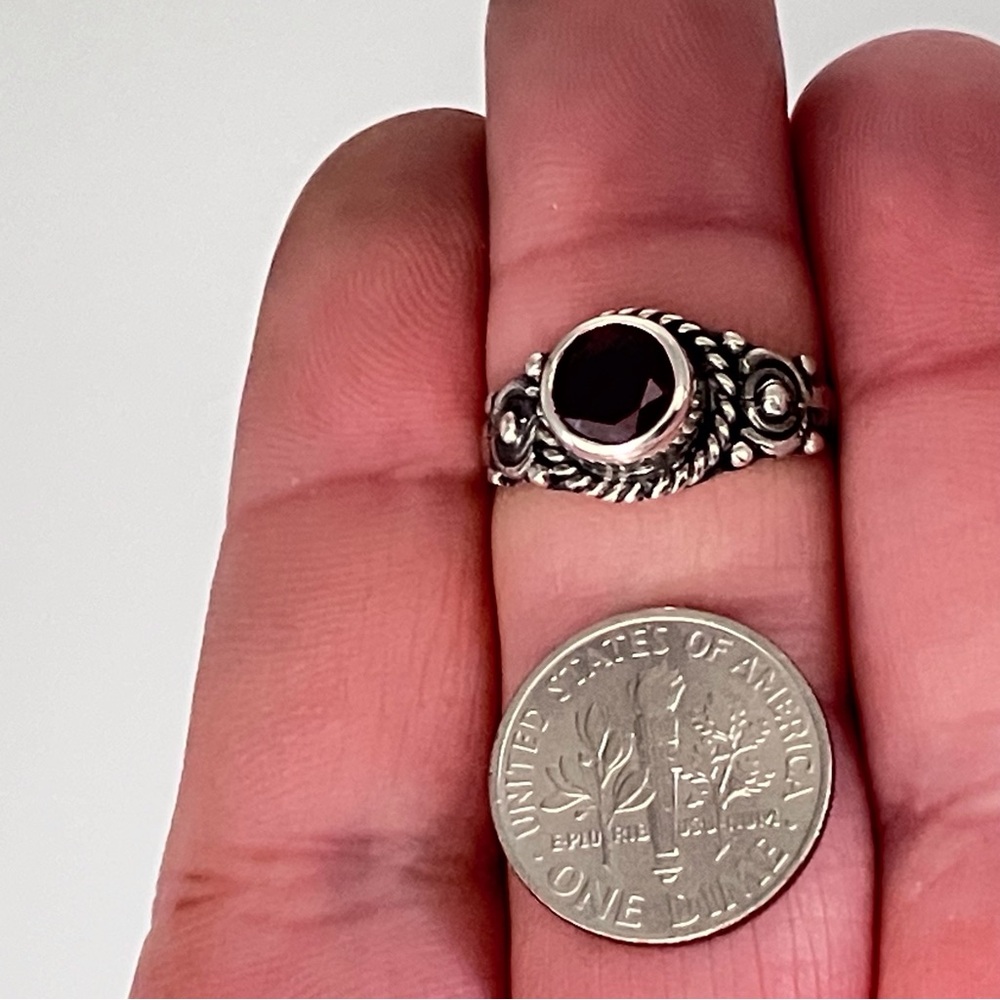 Artisan Ruby Ring In 925 Sterling Silver - image 5